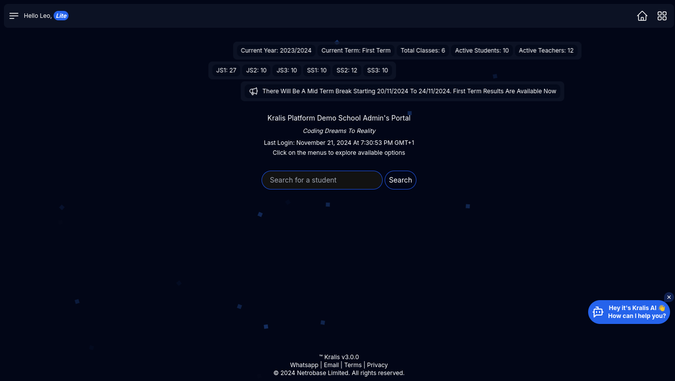 Admin Dashboard